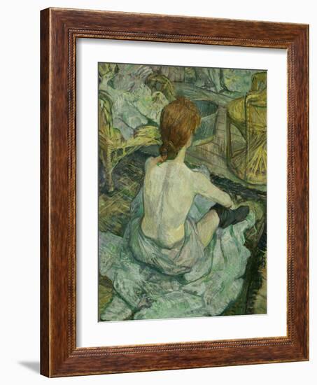 La Toilette, 1896-Henri de Toulouse-Lautrec-Framed Giclee Print