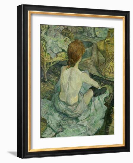 La Toilette, 1896-Henri de Toulouse-Lautrec-Framed Giclee Print