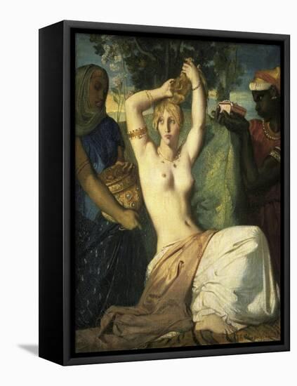 La Toilette D'Esther, c.1841-Theodore Chasseriau-Framed Premier Image Canvas