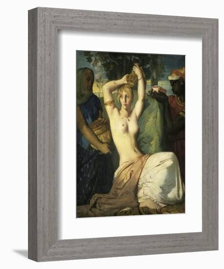 La Toilette D'Esther, c.1841-Theodore Chasseriau-Framed Giclee Print