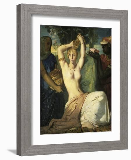 La Toilette D'Esther, c.1841-Theodore Chasseriau-Framed Giclee Print
