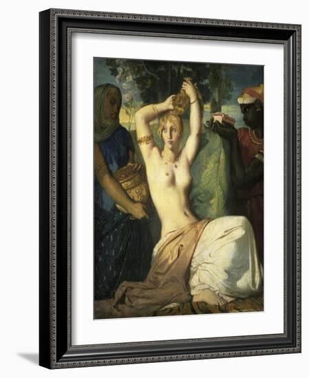 La Toilette D'Esther, c.1841-Theodore Chasseriau-Framed Giclee Print