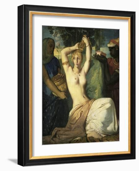 La Toilette D'Esther, c.1841-Theodore Chasseriau-Framed Giclee Print