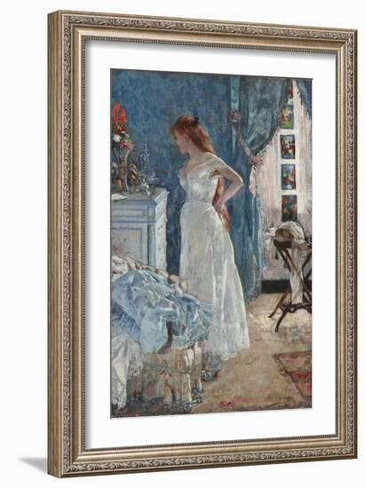 La Toilette' (Painting)-Henri Gervex-Framed Giclee Print