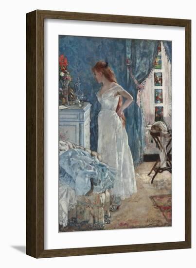 La Toilette' (Painting)-Henri Gervex-Framed Giclee Print