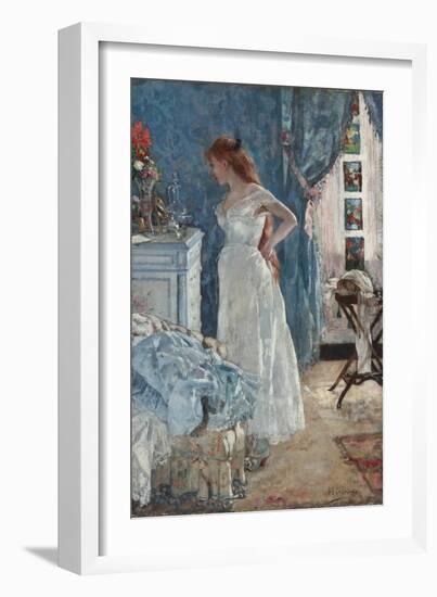 La Toilette' (Painting)-Henri Gervex-Framed Giclee Print