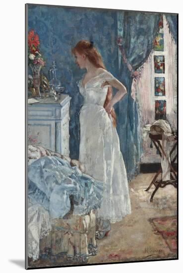 La Toilette' (Painting)-Henri Gervex-Mounted Giclee Print