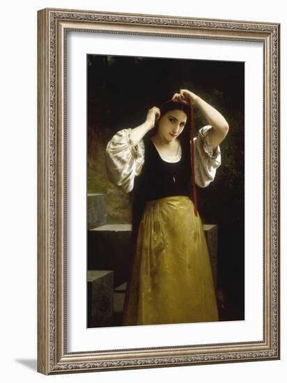 La Toilette Rustique, 1869-William Adolphe Bouguereau-Framed Giclee Print