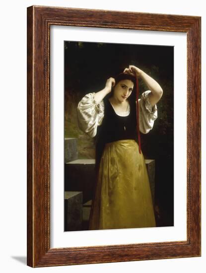 La Toilette Rustique, 1869-William Adolphe Bouguereau-Framed Giclee Print