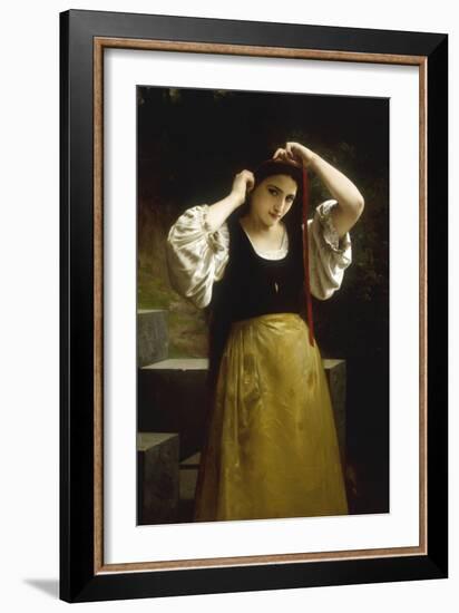 La Toilette Rustique, 1869-William Adolphe Bouguereau-Framed Giclee Print