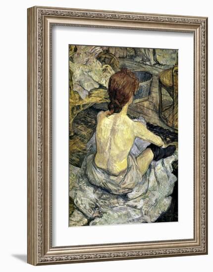 La Toilette-Henri de Toulouse-Lautrec-Framed Giclee Print