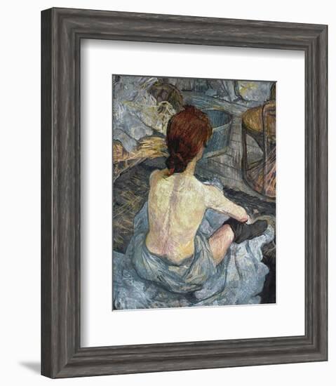 La Toilette-Henri de Toulouse-Lautrec-Framed Art Print