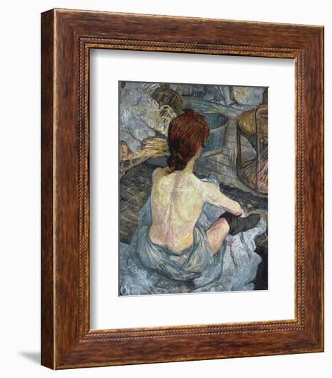 La Toilette-Henri de Toulouse-Lautrec-Framed Art Print