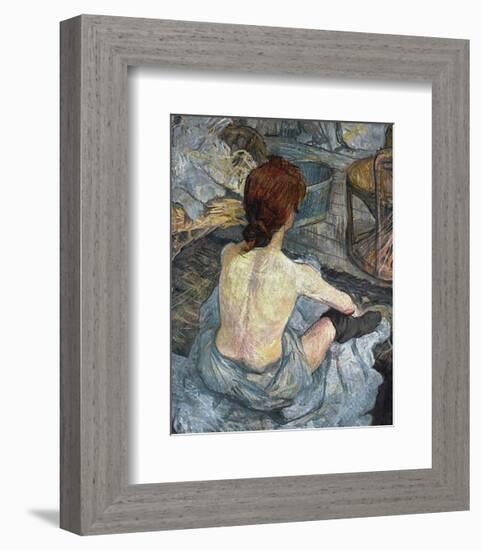 La Toilette-Henri de Toulouse-Lautrec-Framed Art Print