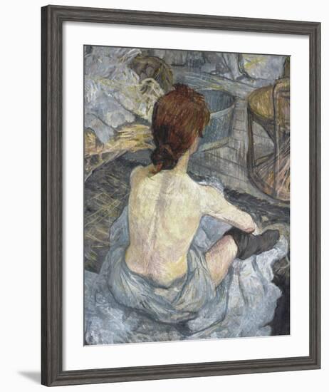 La Toilette-Henri de Toulouse-Lautrec-Framed Art Print