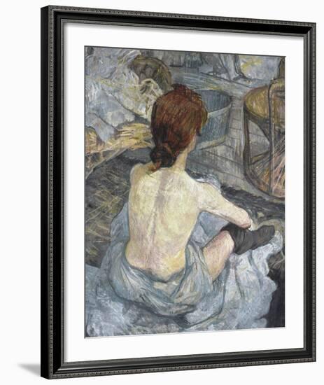 La Toilette-Henri de Toulouse-Lautrec-Framed Art Print