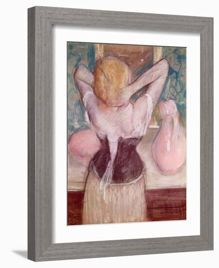 La Toilette-Edgar Degas-Framed Giclee Print