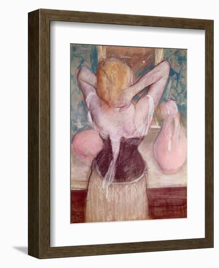 La Toilette-Edgar Degas-Framed Giclee Print