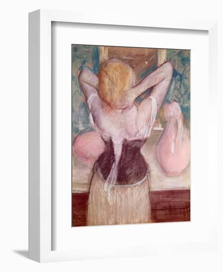 La Toilette-Edgar Degas-Framed Giclee Print