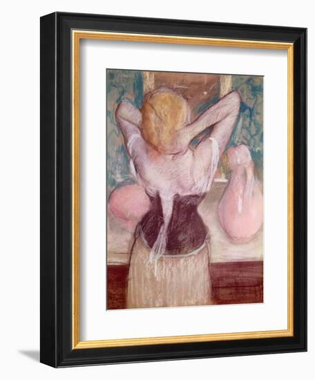 La Toilette-Edgar Degas-Framed Giclee Print