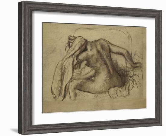 La Toilette-Edgar Degas-Framed Premium Giclee Print
