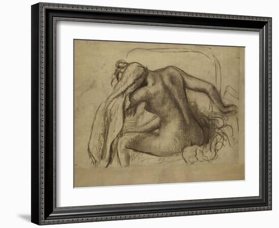 La Toilette-Edgar Degas-Framed Premium Giclee Print