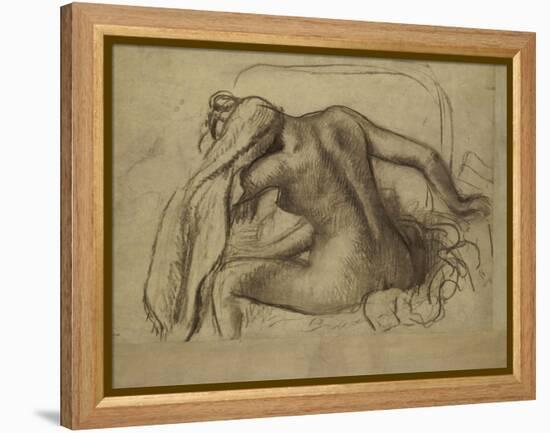 La Toilette-Edgar Degas-Framed Premier Image Canvas