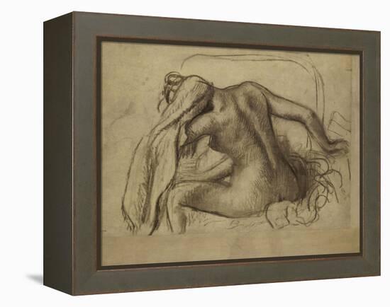 La Toilette-Edgar Degas-Framed Premier Image Canvas