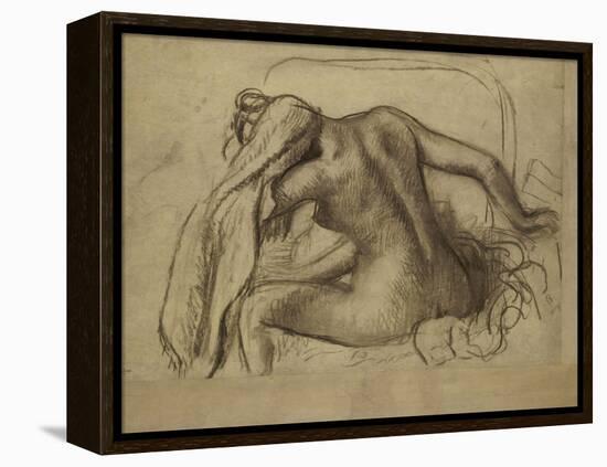 La Toilette-Edgar Degas-Framed Premier Image Canvas