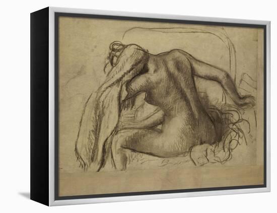 La Toilette-Edgar Degas-Framed Premier Image Canvas