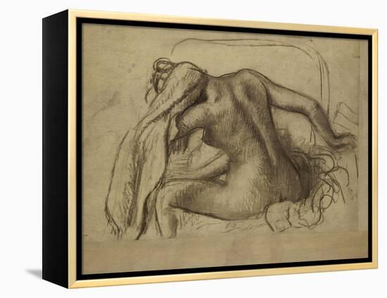 La Toilette-Edgar Degas-Framed Premier Image Canvas