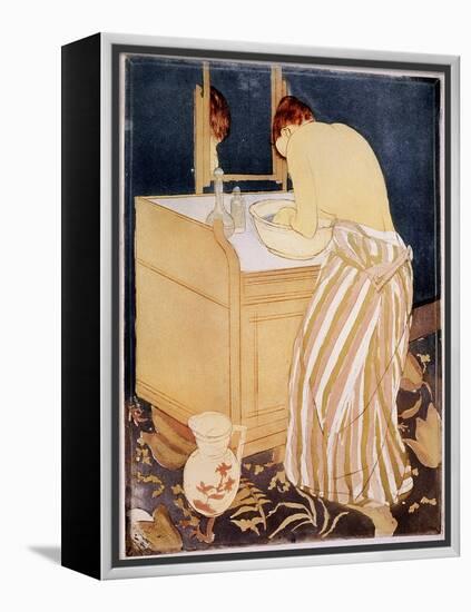 La Toilette-Mary Cassatt-Framed Premier Image Canvas