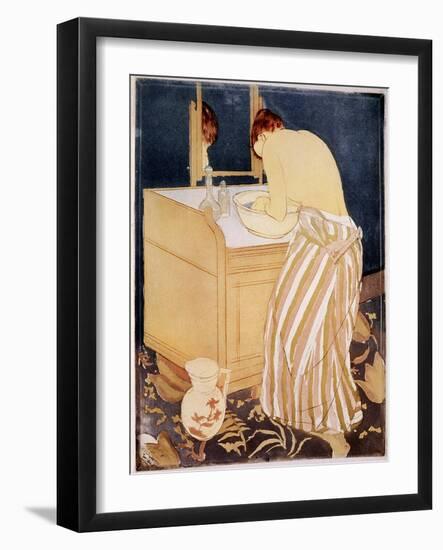 La Toilette-Mary Cassatt-Framed Giclee Print