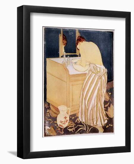 La Toilette-Mary Cassatt-Framed Giclee Print