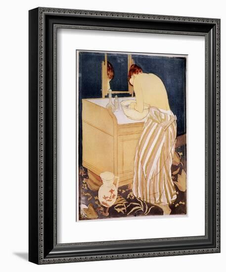 La Toilette-Mary Cassatt-Framed Giclee Print