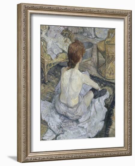La toilette-Henri de Toulouse-Lautrec-Framed Giclee Print