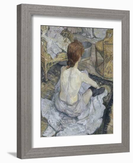 La toilette-Henri de Toulouse-Lautrec-Framed Giclee Print