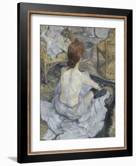 La toilette-Henri de Toulouse-Lautrec-Framed Giclee Print