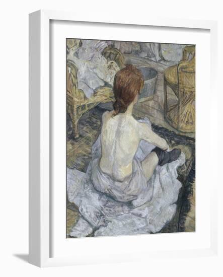 La toilette-Henri de Toulouse-Lautrec-Framed Giclee Print