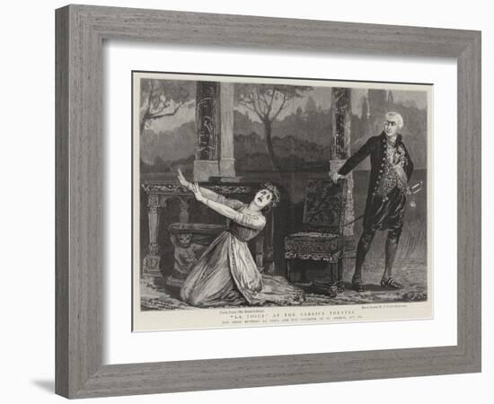 La Tosca at the Garrick Theatre-Edward Frederick Brewtnall-Framed Giclee Print