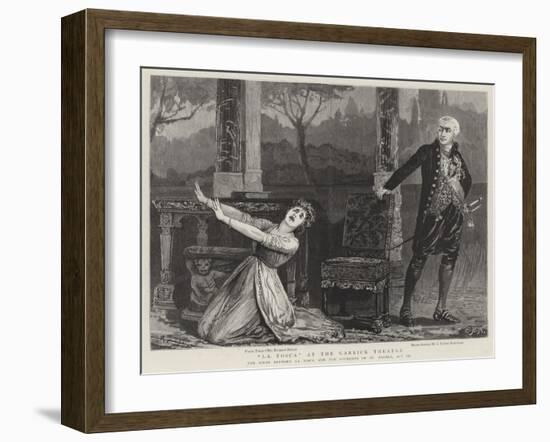 La Tosca at the Garrick Theatre-Edward Frederick Brewtnall-Framed Giclee Print