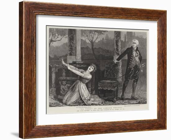 La Tosca at the Garrick Theatre-Edward Frederick Brewtnall-Framed Giclee Print