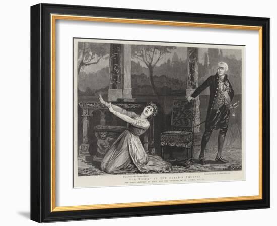 La Tosca at the Garrick Theatre-Edward Frederick Brewtnall-Framed Giclee Print