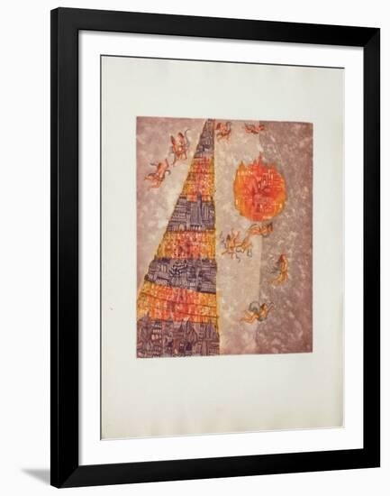 La Tour De Babel-Françoise Deberdt-Framed Limited Edition