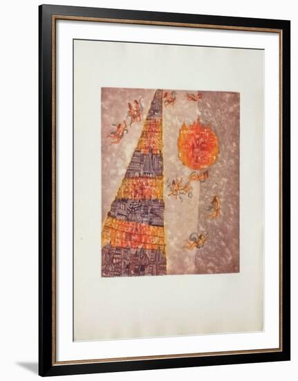 La Tour De Babel-Françoise Deberdt-Framed Limited Edition