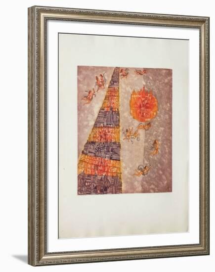 La Tour De Babel-Françoise Deberdt-Framed Limited Edition