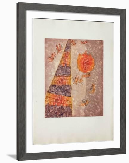 La Tour De Babel-Françoise Deberdt-Framed Limited Edition