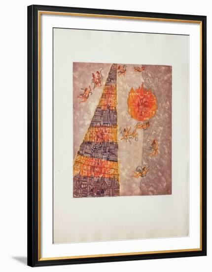 La Tour De Babel-Françoise Deberdt-Framed Limited Edition