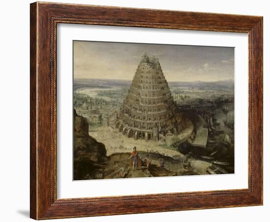 La Tour de Babel-Lucas Van Valckenborgh-Framed Giclee Print