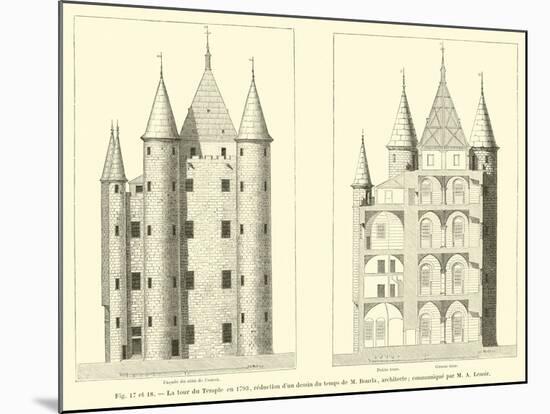 La Tour Du Temple En 1793-null-Mounted Giclee Print